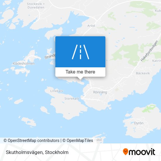 Skutholmsvägen map