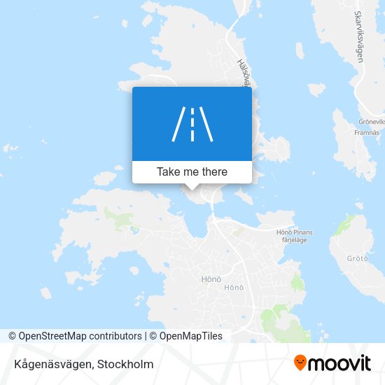 Kågenäsvägen map