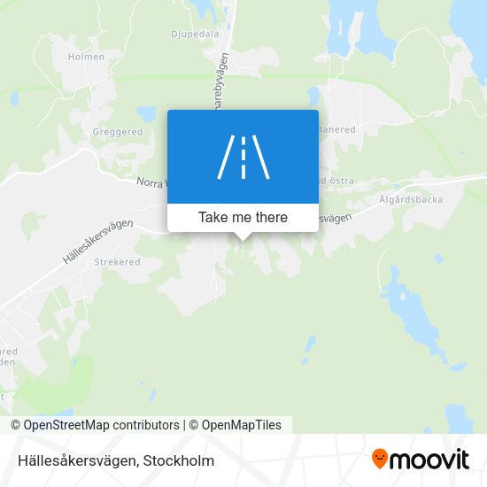Hällesåkersvägen map