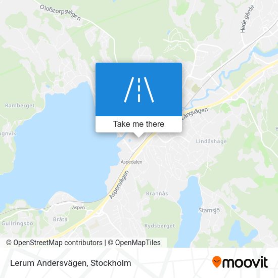 Lerum Andersvägen map