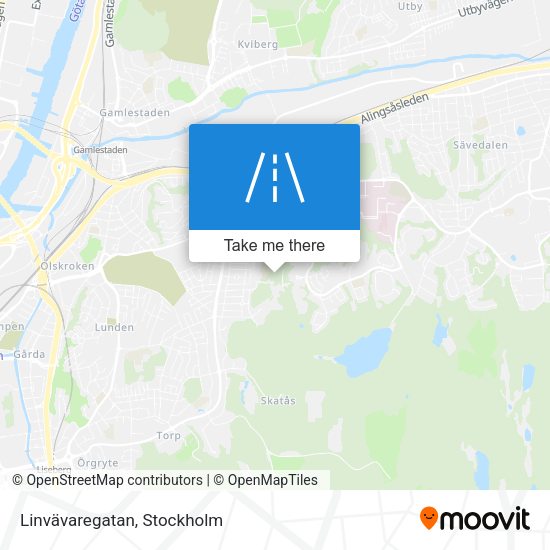 Linvävaregatan map