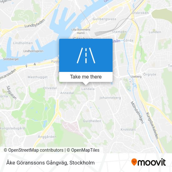 Åke Göranssons Gångväg map