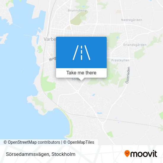 Sörsedammsvägen map
