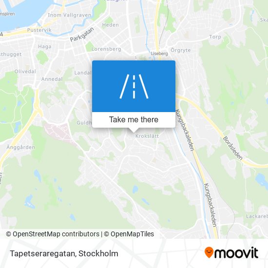 Tapetseraregatan map