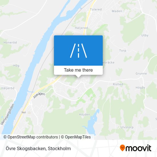 Övre Skogsbacken map