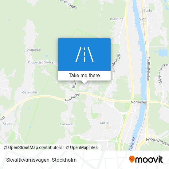 Skvaltkvarnsvägen map