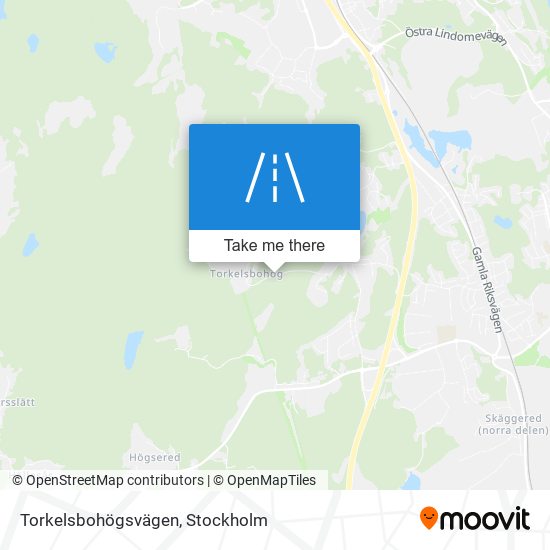 Torkelsbohögsvägen map