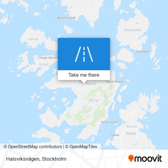 Halsviksvägen map