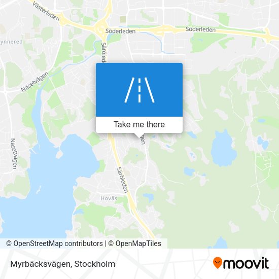 Myrbäcksvägen map
