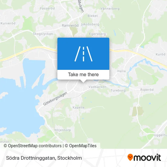 Södra Drottninggatan map