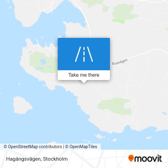 Hagängsvägen map