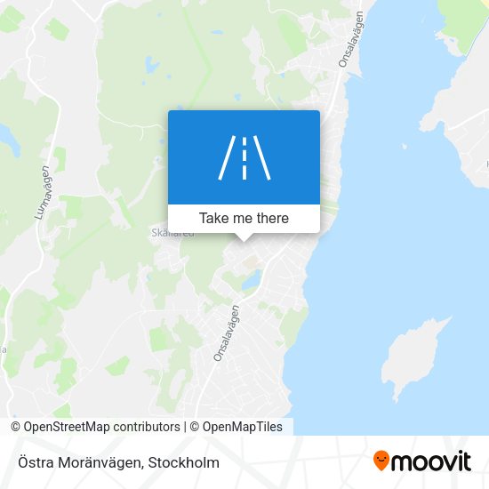 Östra Moränvägen map