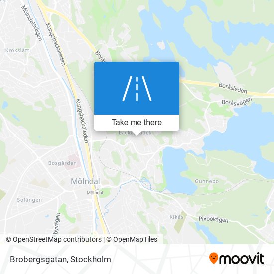 Brobergsgatan map