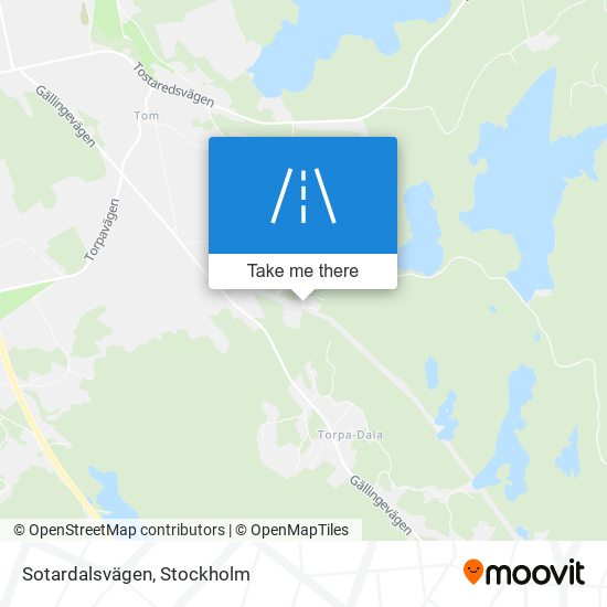 Sotardalsvägen map