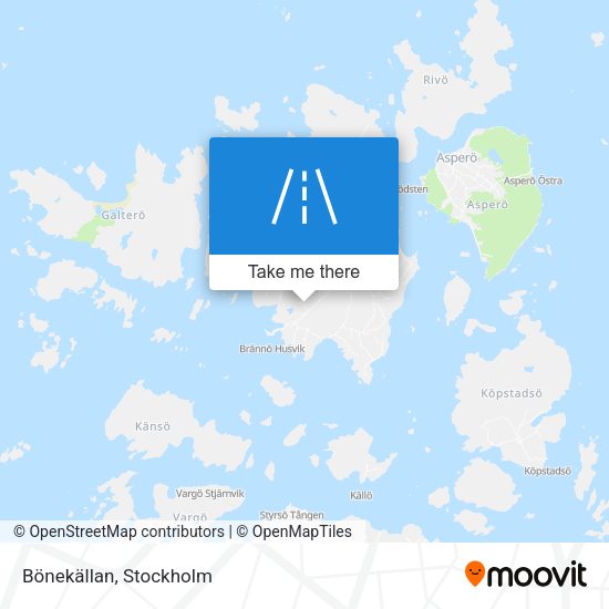 Bönekällan map