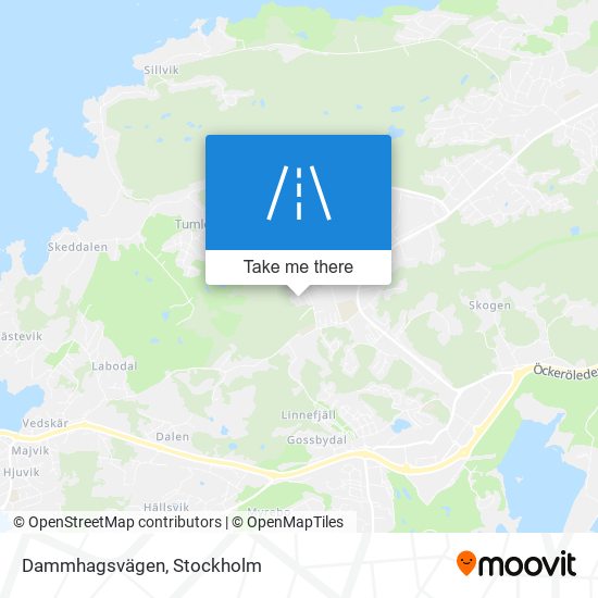 Dammhagsvägen map