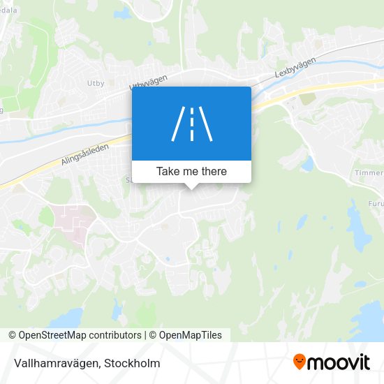 Vallhamravägen map