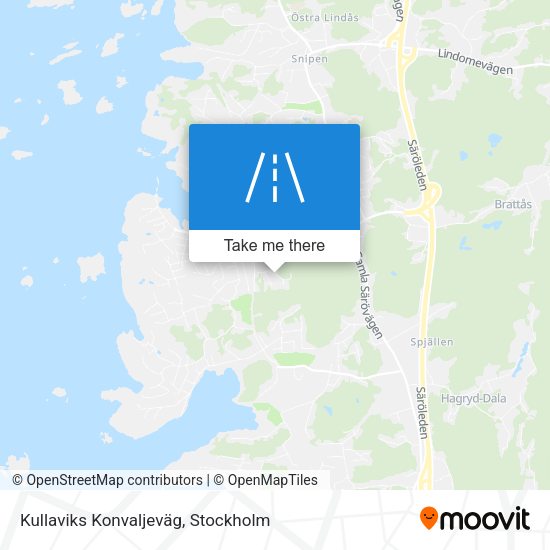 Kullaviks Konvaljeväg map