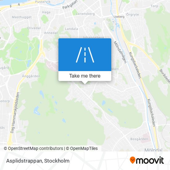 Asplidstrappan map