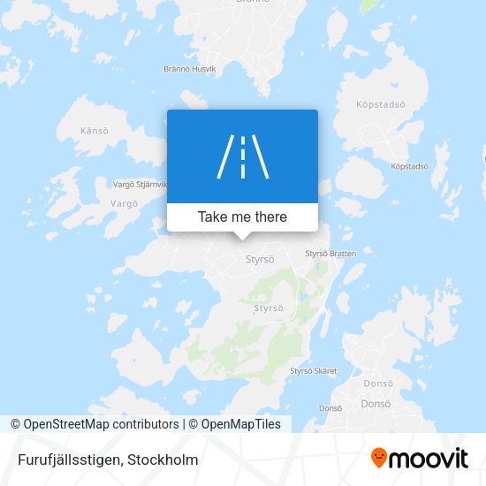 Furufjällsstigen map