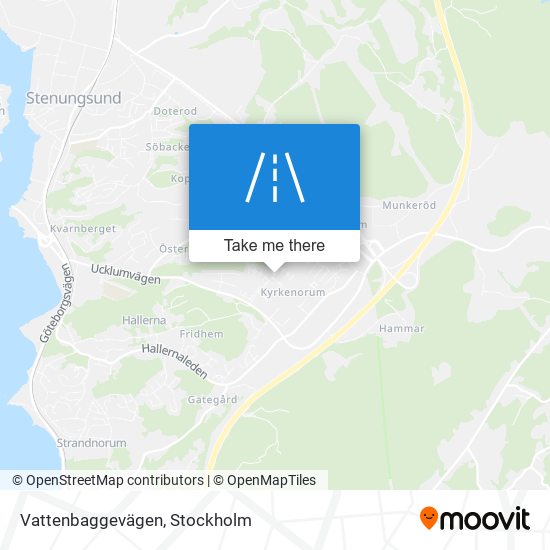 Vattenbaggevägen map