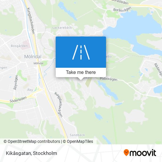 Kikåsgatan map