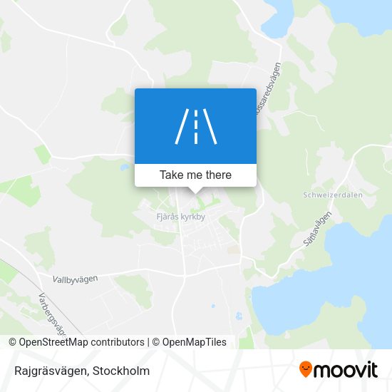 Rajgräsvägen map