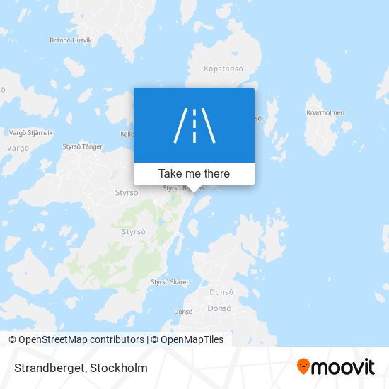 Strandberget map