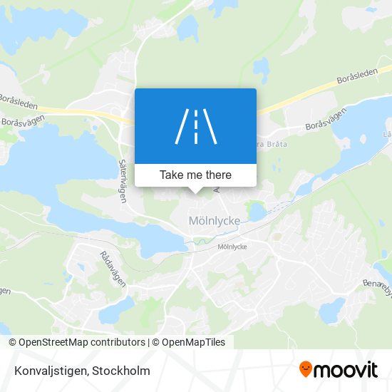 Konvaljstigen map