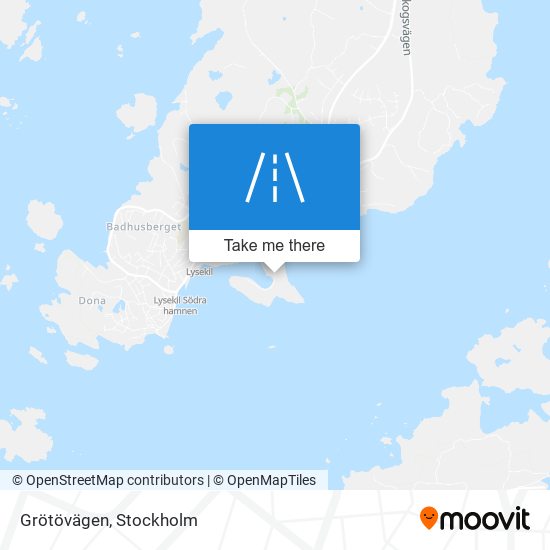 Grötövägen map