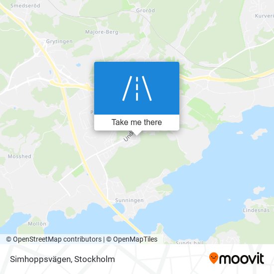 Simhoppsvägen map