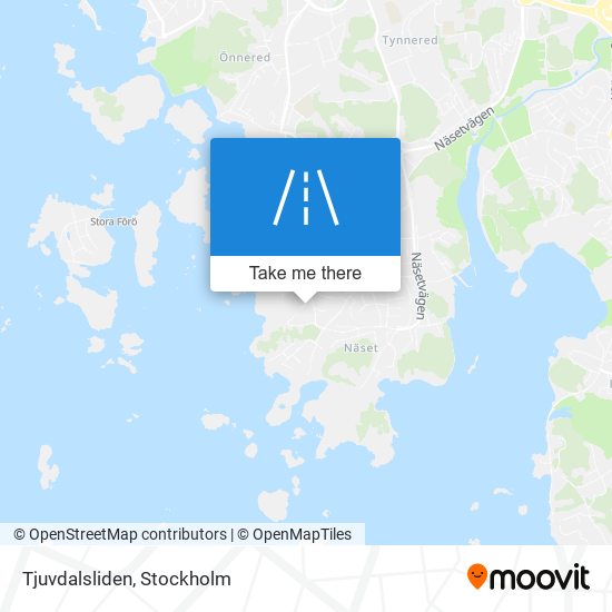 Tjuvdalsliden map