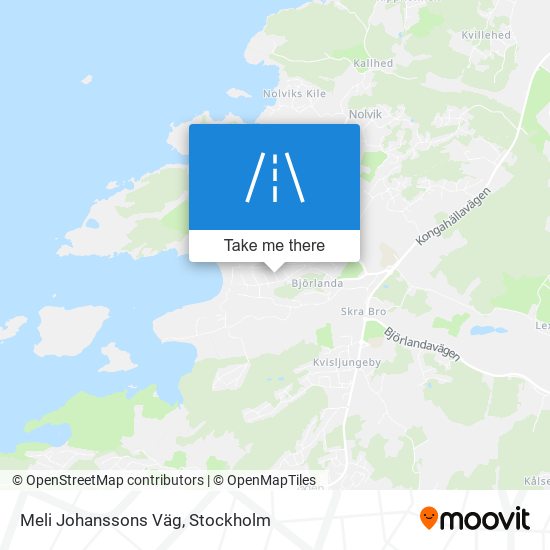 Meli Johanssons Väg map