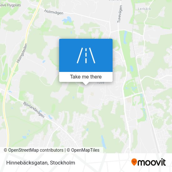 Hinnebäcksgatan map