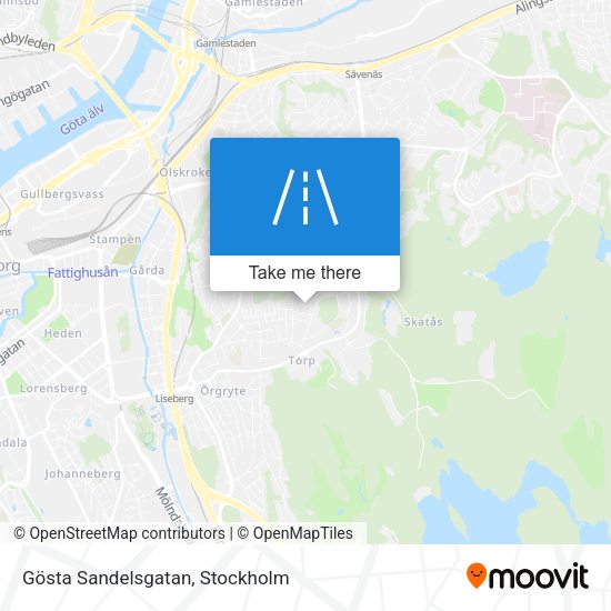 Gösta Sandelsgatan map