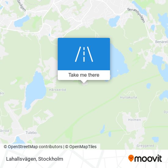 Lahallsvägen map