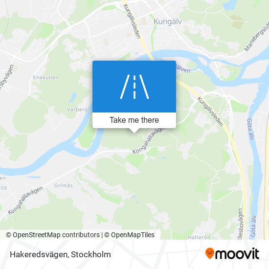 Hakeredsvägen map