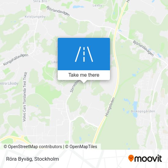 Röra Byväg map
