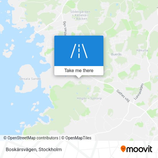 Boskärsvägen map