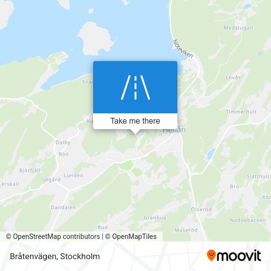 Bråtenvägen map