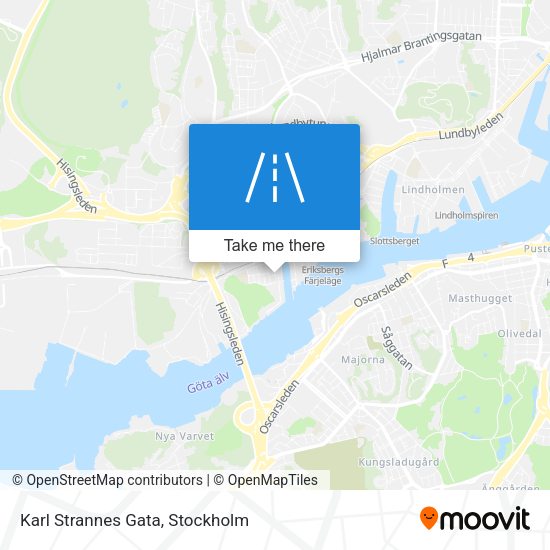 Karl Strannes Gata map