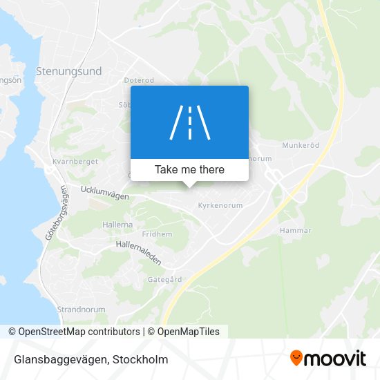 Glansbaggevägen map