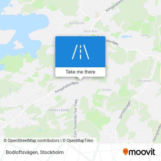 Bodloftsvägen map