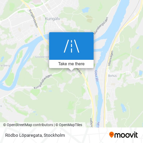 Rödbo Löparegata map