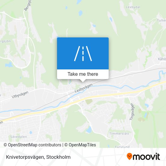 Knivetorpsvägen map