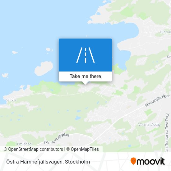 Östra Hamnefjällsvägen map