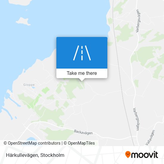 Härkullevägen map