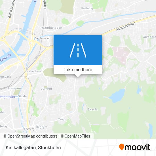 Kallkällegatan map