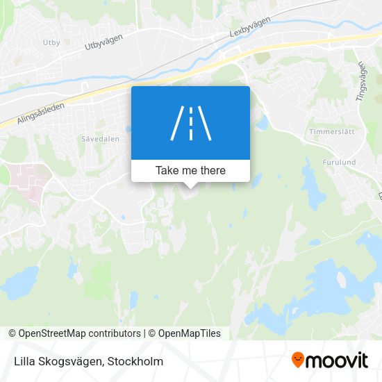 Lilla Skogsvägen map