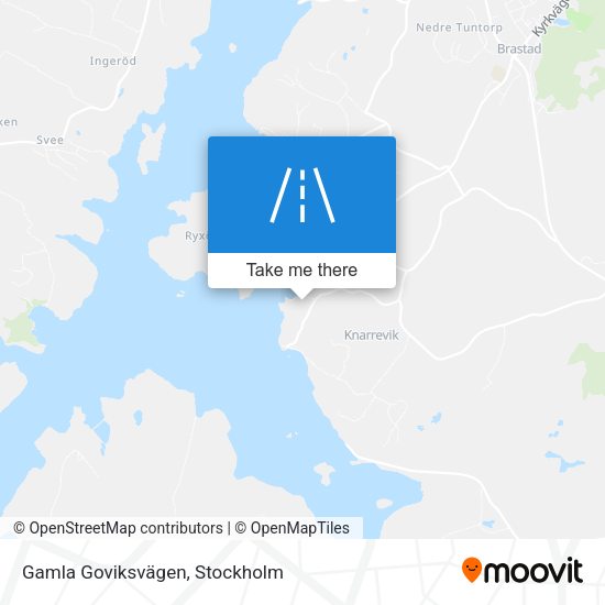 Gamla Goviksvägen map